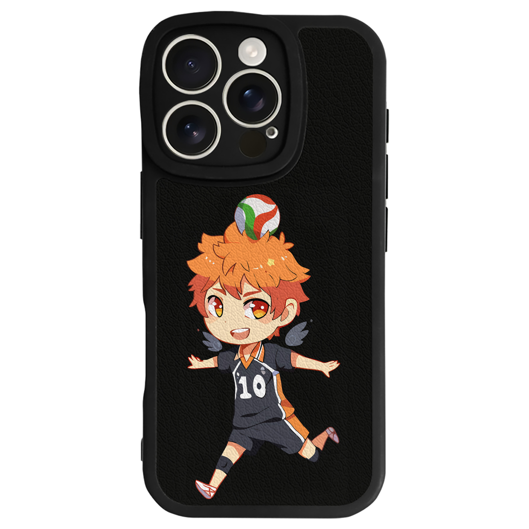 （画像用） ハイキュー!! Haikyu!! 【iPhone 16シリーズ対応】シリコンスマホケース（レザー調） 材質：シリコン